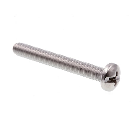 Prime-Line Machine Screw, Pan Head, Phil/Sltd Comb No. 10-24 X 1-1/2in 18-8 Stainless Steel 25PK 9009136